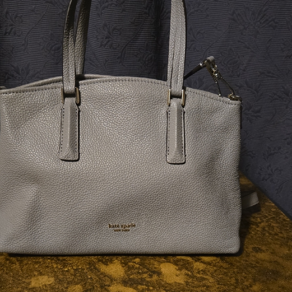 Kate Spade Light Gray Satchel
